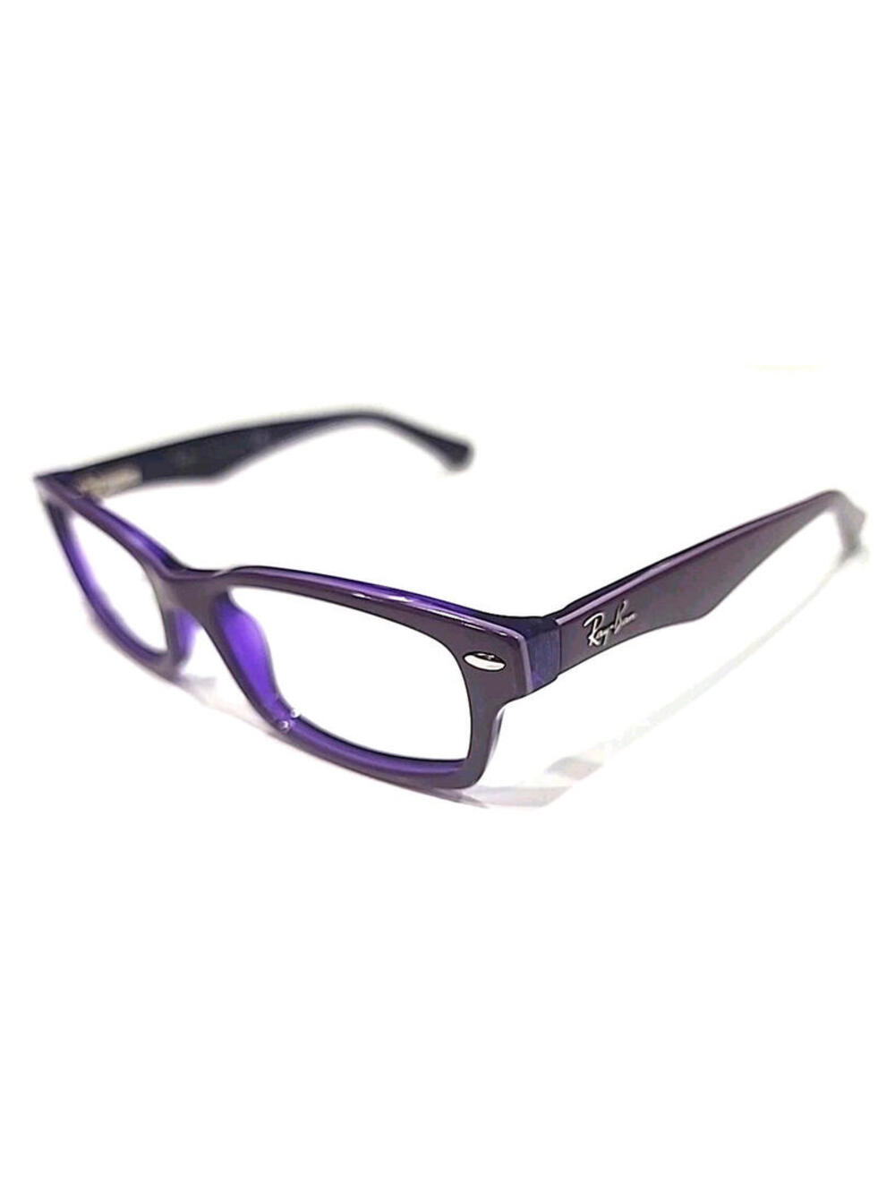 Ray Ban Jr RB1530 3589 Small Youth Kids Purple Rectangle Eyeglasses 46-16 125